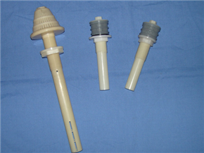 Water cap with long handle for steel plant